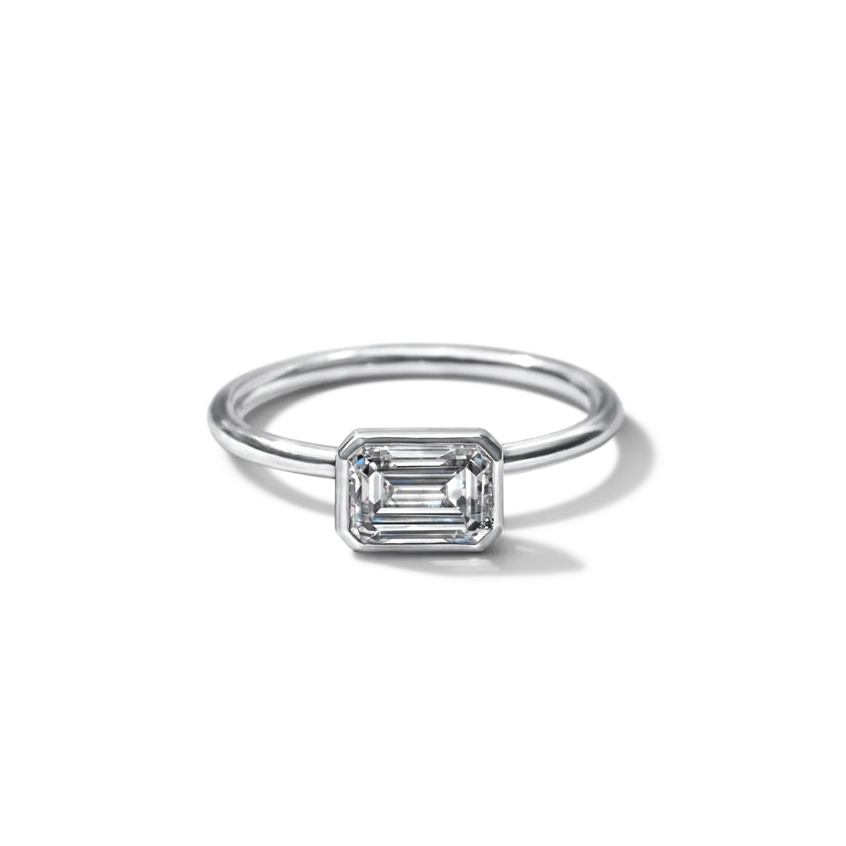Bezel Engagement Ring