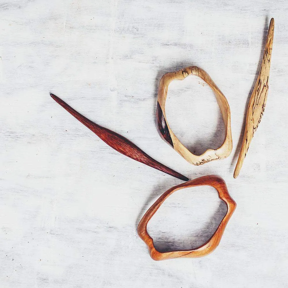 The Moonflower Hair Slide from S A Y A Designs