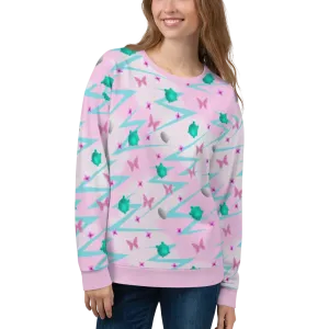 Unisex Sweatshirt, Fairy Kei Kawaii Frogs